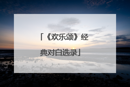 《欢乐颂》经典对白选录