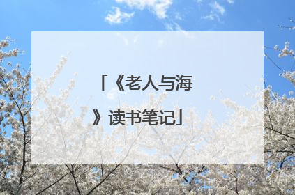 《老人与海》读书笔记
