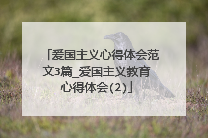 爱国主义心得体会范文3篇_爱国主义教育心得体会(2)