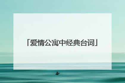爱情公寓中经典台词
