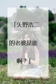 矢野浩二的老婆是谁啊?
