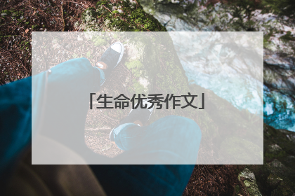 生命优秀作文