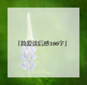 简爱读后感100字