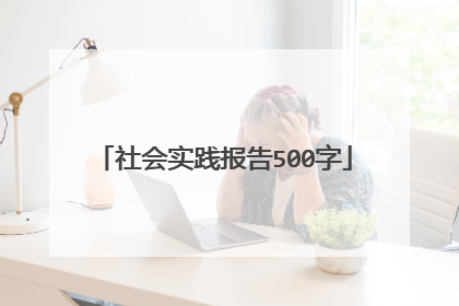 社会实践报告500字