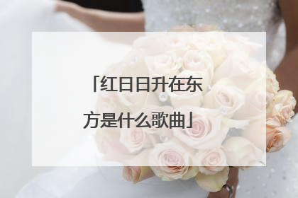 红日日升在东方是什么歌曲