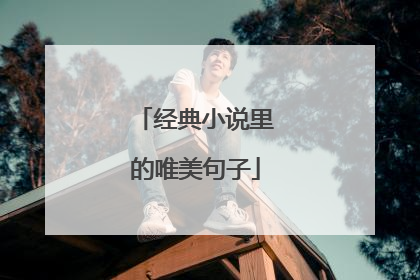 经典小说里的唯美句子
