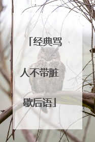 经典骂人不带脏歇后语