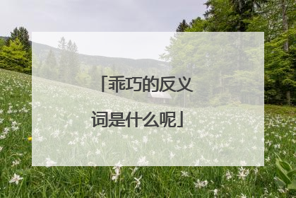 乖巧的反义词是什么呢