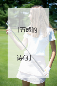 五感的诗句