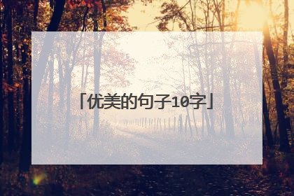 优美的句子10字