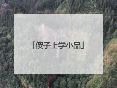 傻子上学小品