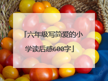 六年级写简爱的小学读后感600字