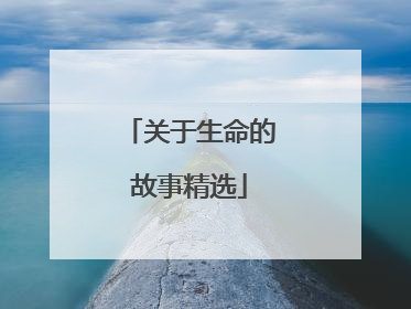 关于生命的故事精选