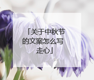 关于中秋节的文案怎么写 走心