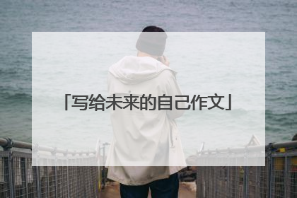 写给未来的自己作文