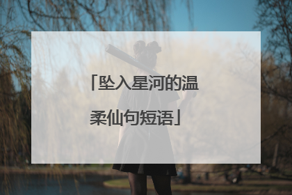 坠入星河的温柔仙句短语