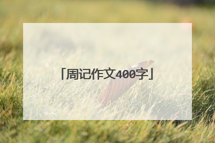 周记作文400字