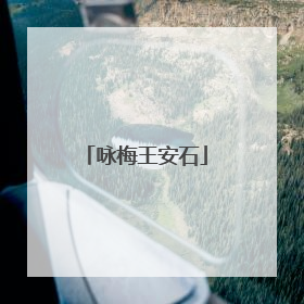 咏梅王安石