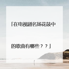 在电视剧名扬花鼓中的歌曲有哪些？？