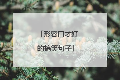 形容口才好的搞笑句子