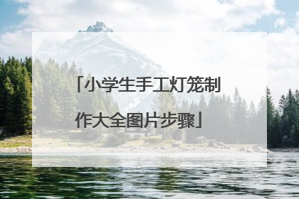 小学生手工灯笼制作大全图片步骤