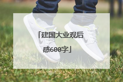 建国大业观后感600字