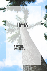 情话短语