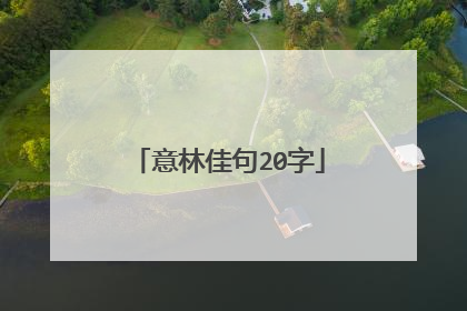 意林佳句20字