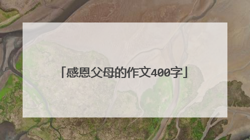 感恩父母的作文400字