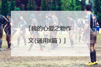 我的心爱之物作文(通用8篇)