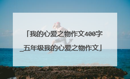 我的心爱之物作文400字_五年级我的心爱之物作文