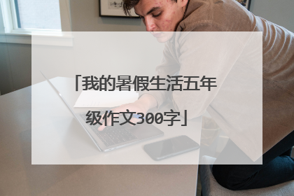 我的暑假生活五年级作文300字