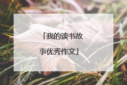 我的读书故事优秀作文