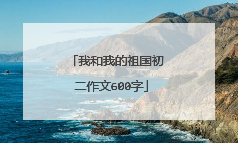 我和我的祖国初二作文600字