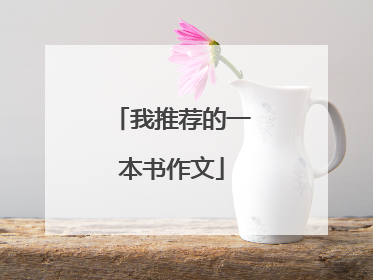 我推荐的一本书作文