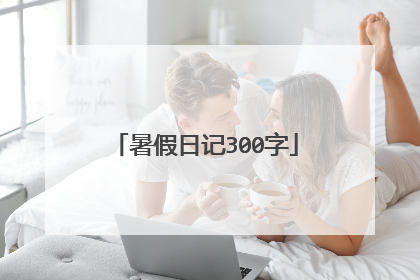 暑假日记300字