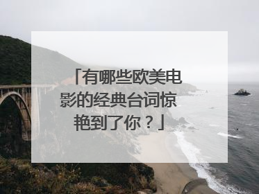 有哪些欧美电影的经典台词惊艳到了你？