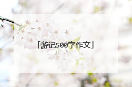 游记500字作文