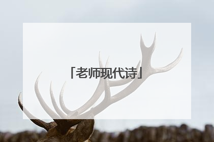 老师现代诗