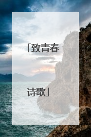 致青春诗歌