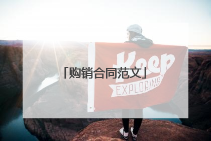 购销合同范文