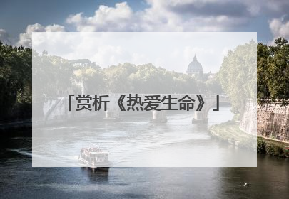赏析《热爱生命》