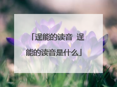 逞能的读音 逞能的读音是什么
