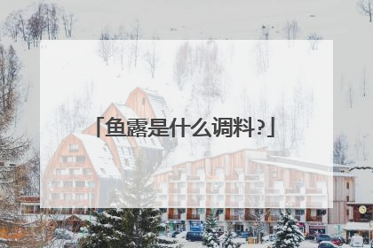 鱼露是什么调料?