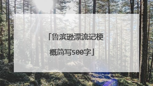 鲁滨逊漂流记梗概简写500字