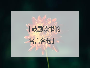 鼓励读书的名言名句