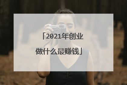 2021年创业做什么最赚钱