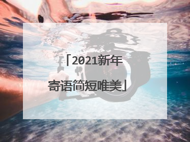 2021新年寄语简短唯美