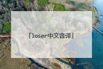 loser中文音译