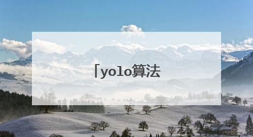 yolo算法是指什么?